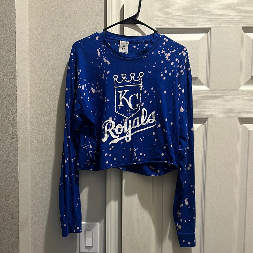 KC Royals Kids Blue Long Sleeve Shirt